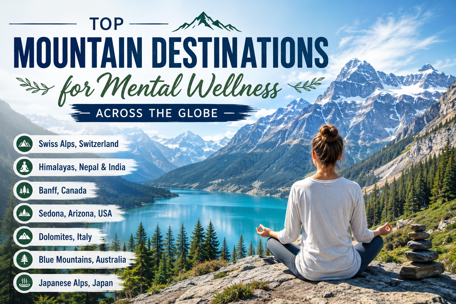 Top Mountain Destinations for Mental Wellness Across the Globe