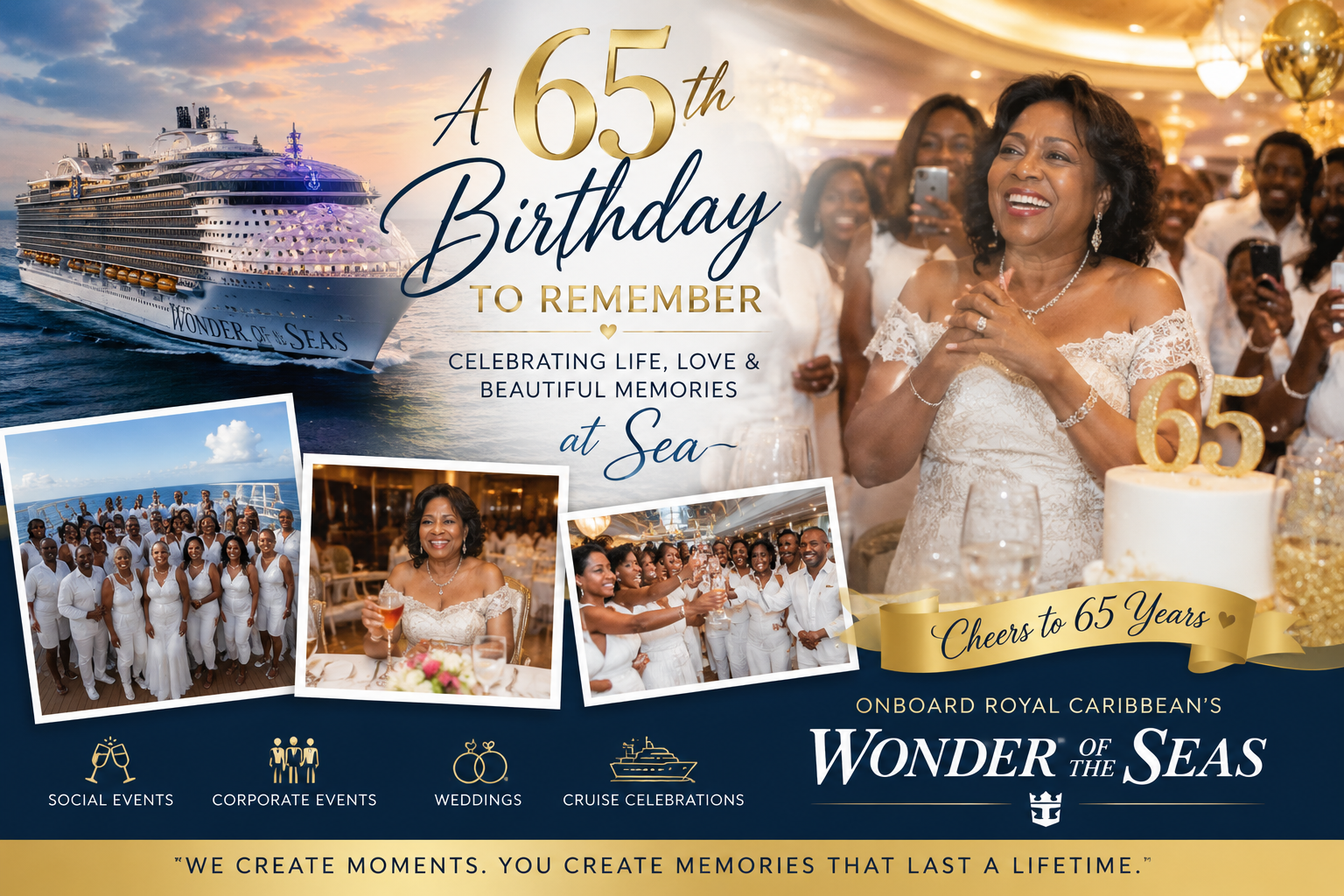 A 65th Birthday to Remember Celebrating Life Aboard Royal Caribbean’s Wonder of the Seas A 65th Birthday to Remember Celebrating Life Aboard Royal Caribbean's Wonder of the Seas