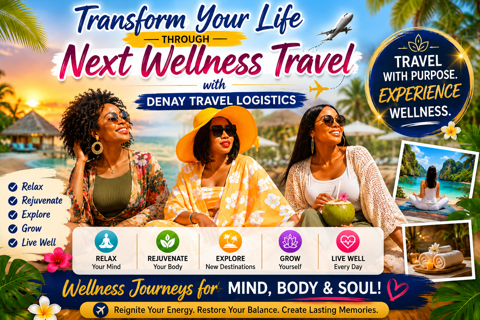 Transform Your Life Through Next Wellness Travel with Denay Travel Logistics Transform Your Life Through Next Wellness Travel with Denay Travel Logistics