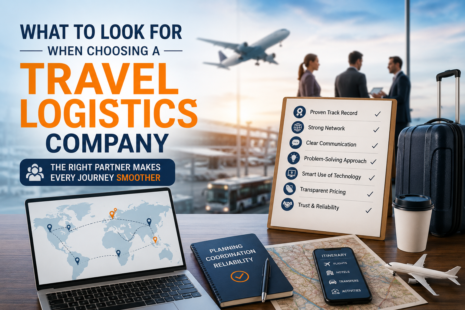 What to Look for When Choosing a Travel Logistics Company What to Look for When Choosing a Travel Logistics Company If you've ever tried to coordinate travel for a large group — a corporate retreat, a sports team, a wedding party scattered across three cities — you already know it's not as simple as booking a few flights and calling it done. Someone has to juggle transfers, hotel check-in times, last-minute flight changes, visa paperwork, and the inevitable phone call at 11 p.m. because a bus didn't show up. That