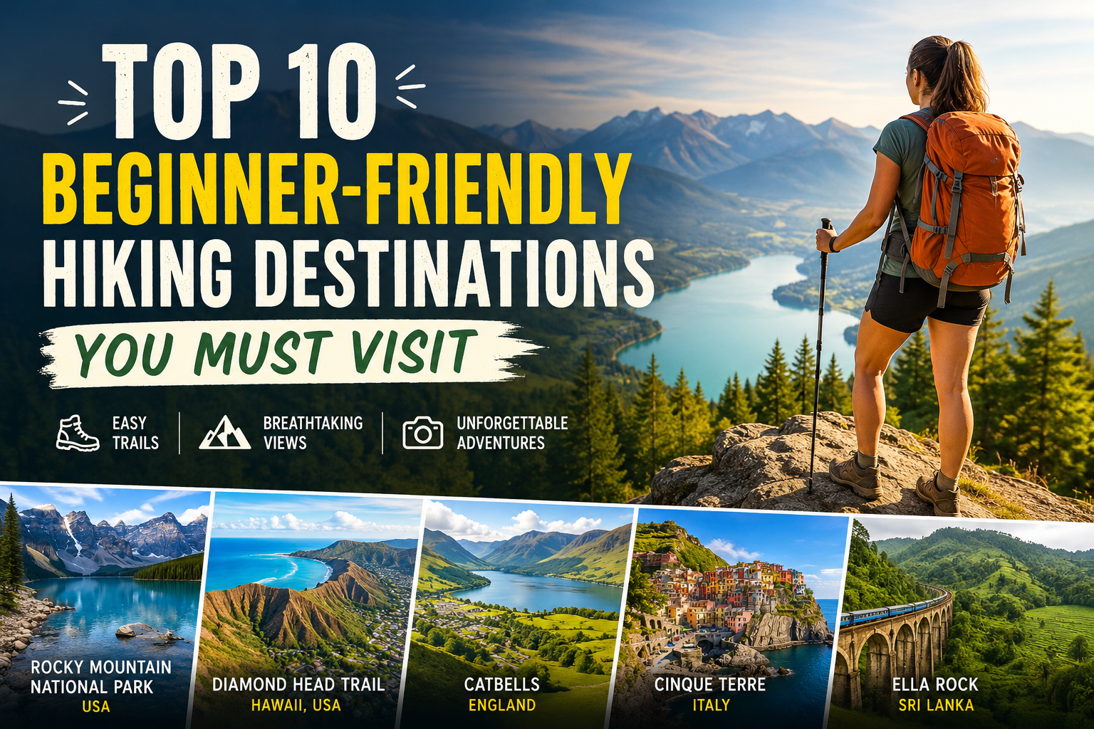 Top 10 Beginner-Friendly Hiking Destinations You Must Visit