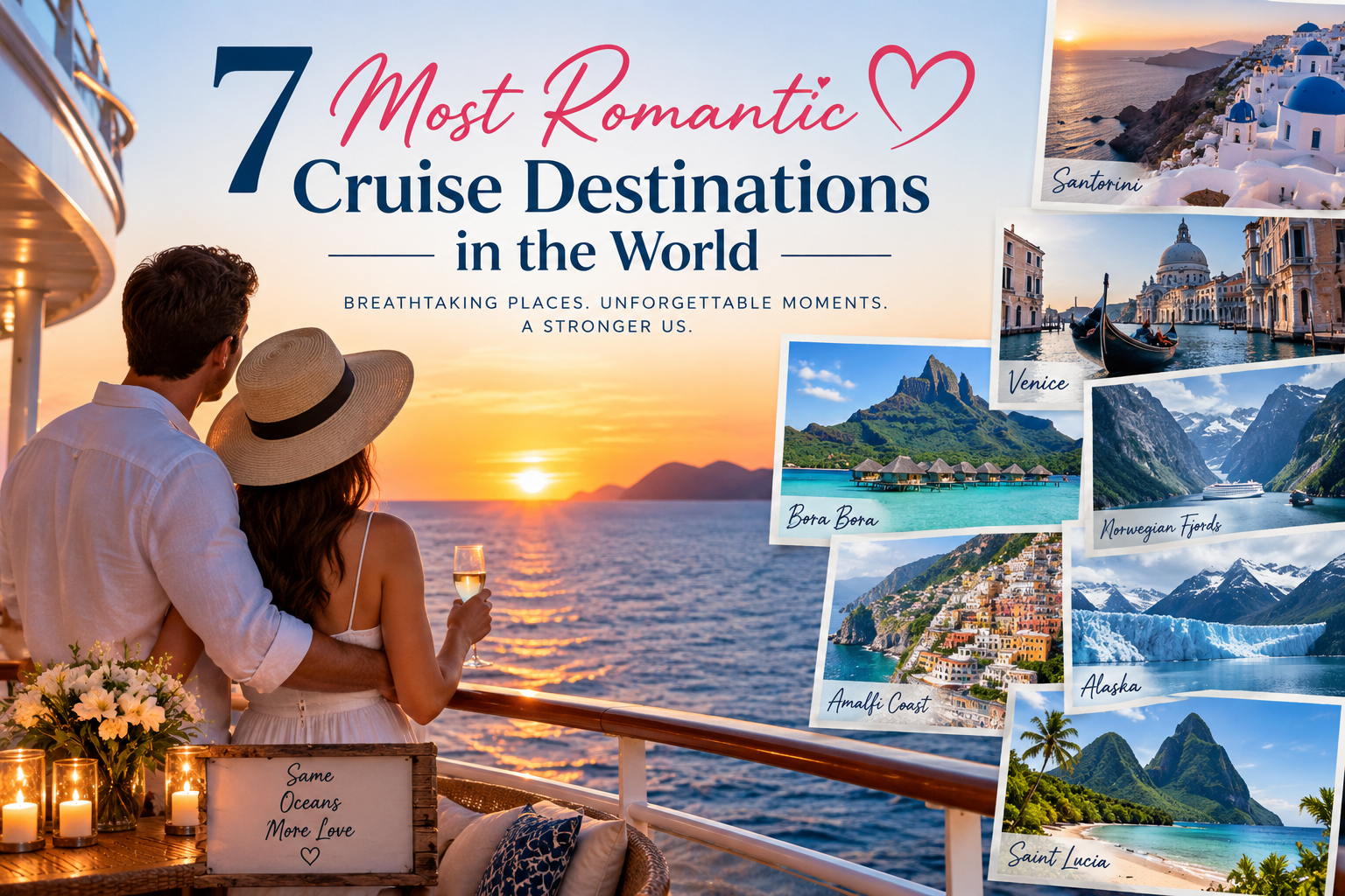 7 Most Romantic Cruise Destinations in the World