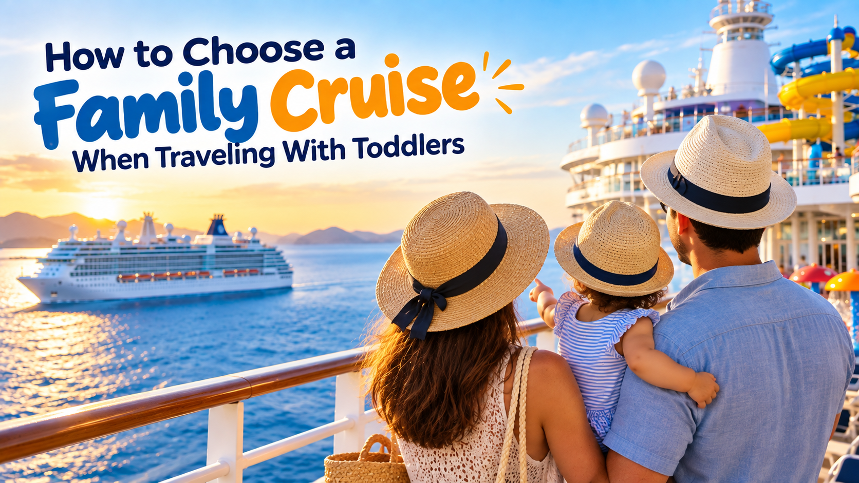 Choose a Family Cruise When Traveling With Toddlers