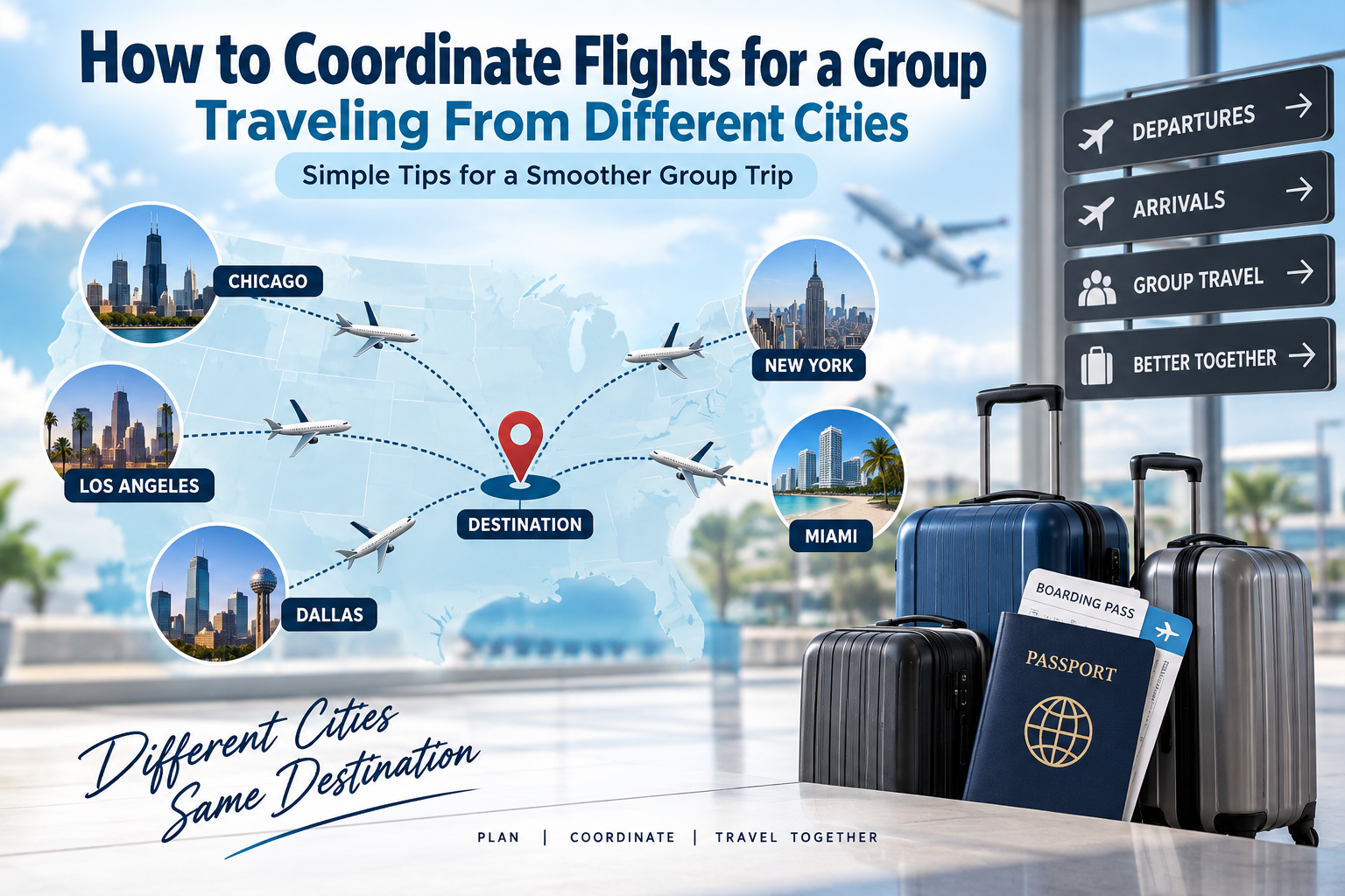 Flights for a Group Traveling Flights for a Group Traveling