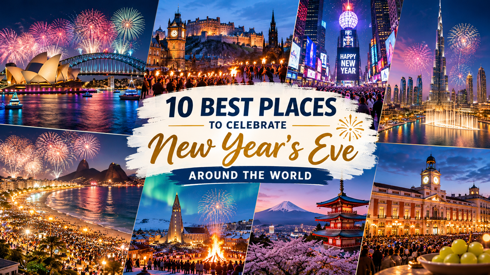 Top 10 Destinations for New Year’s Eve Celebration
