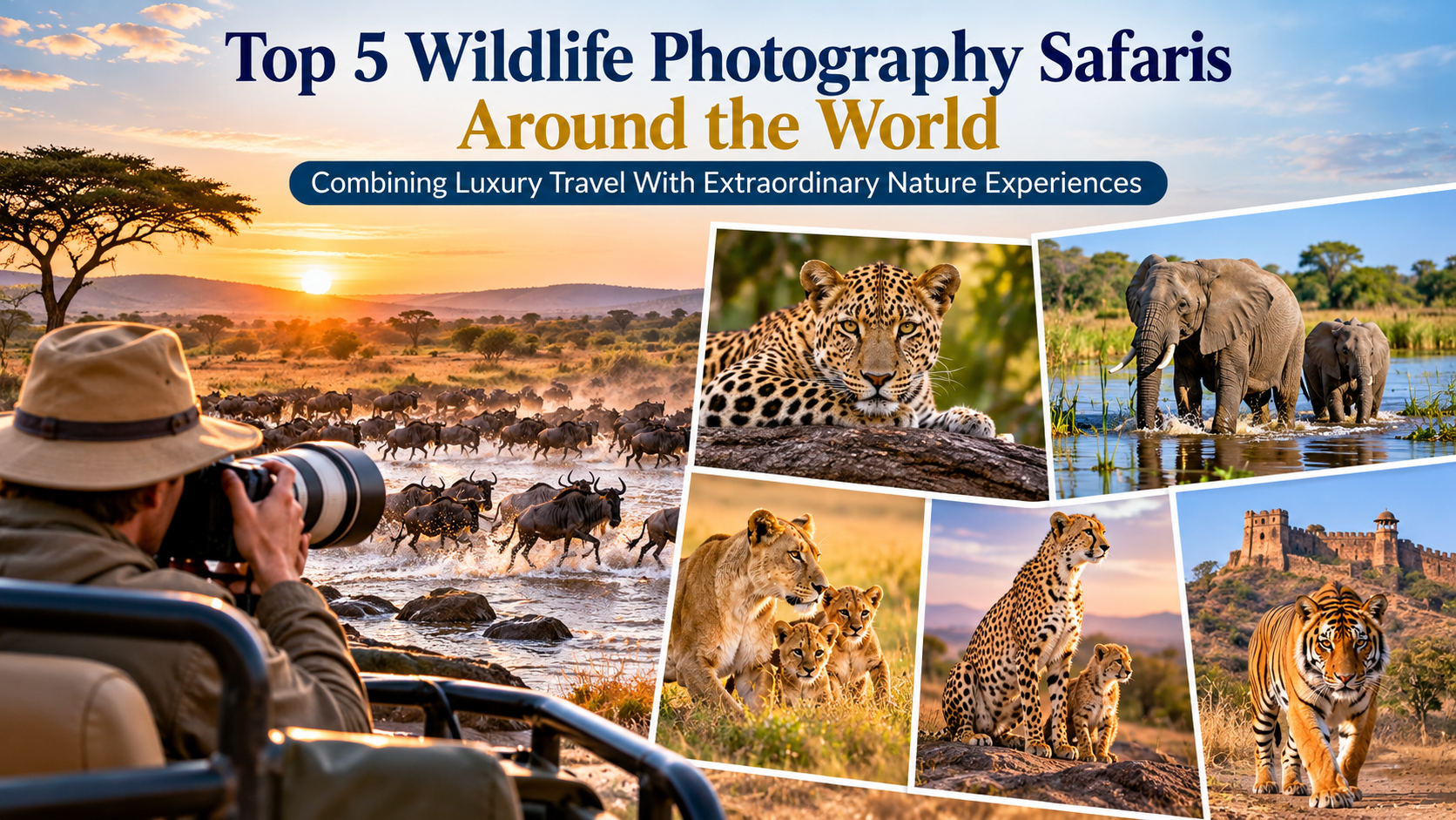 Wildlife Photography Safaris Around the World